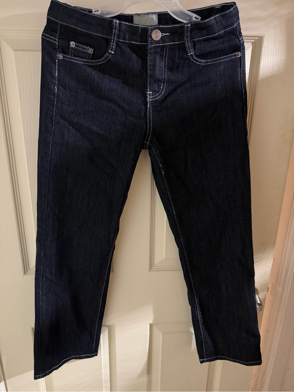 Men's Straight Jeans - Dark Indigo Blue